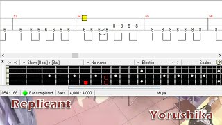 レプリカント  ヨルシカ  ベース TAB Replicant  Yorushika  Bass [upl. by Cj]