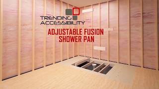 How to Install a Curbless Shower or European Wet Room w The Adjustable Fusion Pan Kit [upl. by Byran]