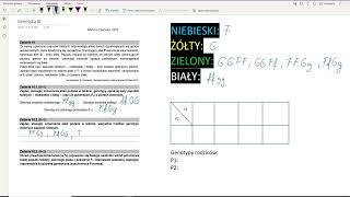 Zadania Maturalne Biologia  Genetyka 3 [upl. by Karena]
