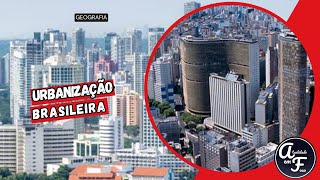 O processo de urbanização no Brasil GEOGRAFIA [upl. by Llerad238]