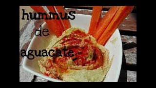 HUMMUS DE AGUACATE  RECETAS DE COCINA CON GINGER [upl. by Nutsud279]