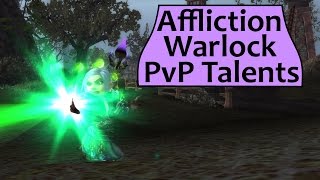 Affliction Warlock PvP Talents in Legion [upl. by Elorak]