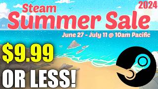 MUSTBUY Games Under 999 on Steam Summer Sale 2024 [upl. by Brunelle]