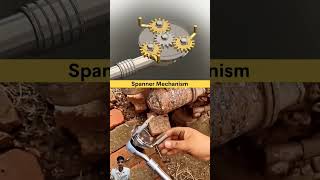 Spanner Mechanism tools trendingshorts mechinical newtrend solidworks3d [upl. by Clary312]