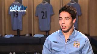 Manchester Citys Samir Nasri Exclusive Interview  Part One [upl. by Kirst327]