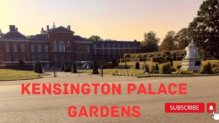 KENSINGTON PALACE  ROYAL PARKS HISTORICAL GARDENS  WALK ABOUT [upl. by Maryly405]