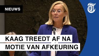 Kaag Minister moet gaan als beleid wordt afgekeurd [upl. by Esorylime]