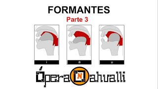 Formantes Parte 3  Acústica vocal [upl. by Ainolloppa]