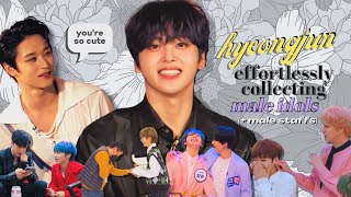 cravity song hyeongjun effortlessly collecting male idols  male staffs part1 [upl. by Fabrianna]