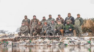 EPIC Oklahoma Duck Hunt over Small Pond 13 Limits [upl. by Sudderth593]