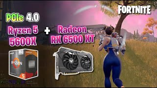 ✅ RX 6500 XT ✅ FORTNITE ✅ PCie 40 ✅ 1080p  1440p  4K ✅ Modo Rendimiento [upl. by Mears]