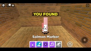 How to get Salmon Marker  Roblox Find The Markers 177 [upl. by Marve]