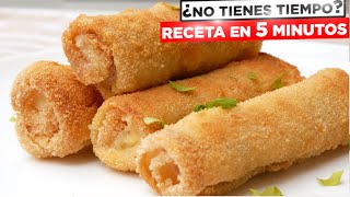 ¡El bocado más CRUJIENTE y DELICIOSO 🌯😍en solo 5 MINUTOS [upl. by Latsyrk]