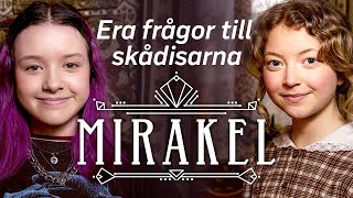 Julkalendern Mirakel LillaAktuelltSVT pratar med skådespelarna [upl. by Halley]