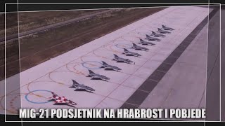 MiG21 podsjetnik na hrabrost i pobjede [upl. by Anica]