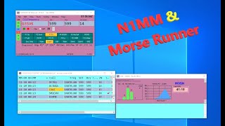 N1MM  Morse Runner Contest set up [upl. by Eyar]