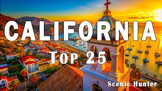 25 Best Places To Visit In California  Top California Attractions [upl. by Lebasiairam820]