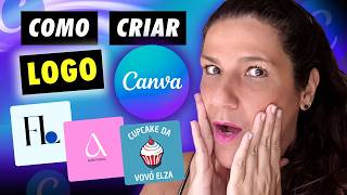 Como FAZER LOGO no CANVA 6 Passos Simples Para Iniciantes [upl. by Aehtorod286]