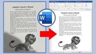 Como convertir una imagen a un texto editable en Word [upl. by Chipman]