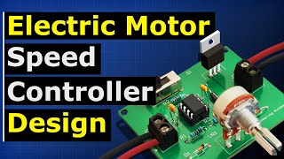 Motor speed controller tutorial  PWM how to build [upl. by Hurst]