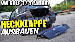 VW Golf 4  Einen neuen Heckklappengriff selbst reparieren diy tutorial cars [upl. by Adnilreh]