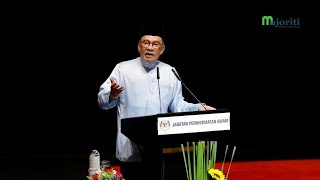 Ucaptama PM Anwar pada Himpunan Aspirasi Madani Rakan Pembimbing Perkhidmatan Awam di Putrajaya [upl. by Aynosal]