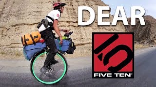 Dear Five Ten  From the guy that unicycled around the world [upl. by Neimad]