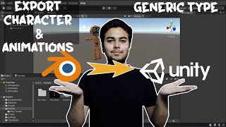 Export Character amp Animations from Blender to Unity [upl. by Borszcz]