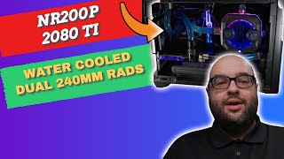 IMPRESSIVE Cooler Master NR200P Water Cooled 2080 ti Gaming PC Build [upl. by Maryanna820]