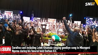 Sarafina cast Leleti Khumalo sing farewell to Dr Mbongeni Ngema [upl. by Sailesh849]