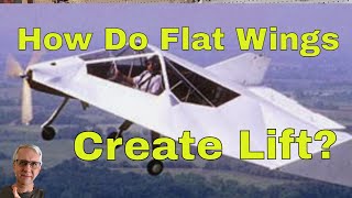 How Do Flat Wings Create Lift [upl. by Shorter704]