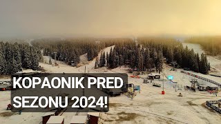 Kopaonik  prvi sneg u novoj sezoni 2024 i priprema skijališta  Cinematic video [upl. by Etnaid]