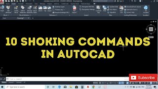 AutoCAD New 10 commands add in your knowledge [upl. by Pease]