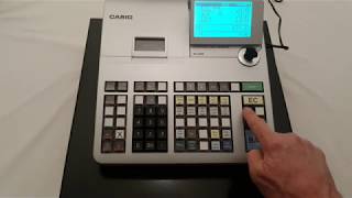 Casio SES400 Registrierkasse [upl. by Reinke]