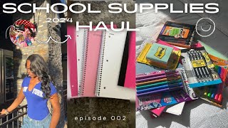 back to SCHOOL supplies shopping HAUL 2024  junior year [upl. by Floeter]