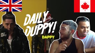 CANADIANS REACT TO UK RAP  Dappy  Daily Duppy  GRM Daily [upl. by Hescock]