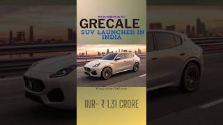 Maserati Grecale SUV launched in India [upl. by Aisylla340]