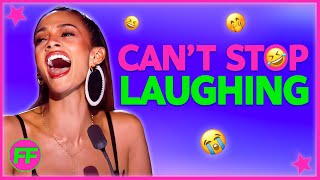 TRY NOT TO LAUGH 🤣 FUNNIEST Auditions On BGT [upl. by Paryavi725]