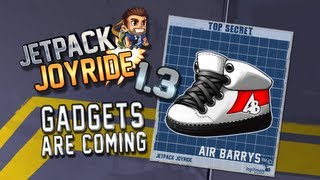 Jetpack Joyride 13  Gadgets Update quotAir Barrysquot [upl. by Anuahc407]