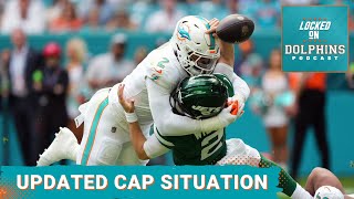 Miami Dolphins Updated 2024 Salary Cap Outlook Amid Bradley Chubb Restructure [upl. by Kerrin217]