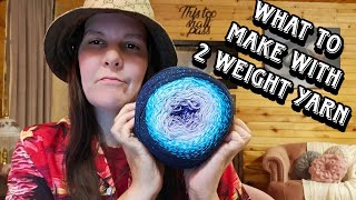 What In The World Can You Make With A Two Weight Yarn ❓🧶 [upl. by Baggs]