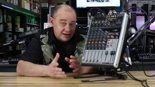 How to use The Behringer 1204USB 12Input 22 BUS Audio Mixer with USBAudio Interface [upl. by Eellah]