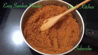 Easy Sambar Powder [upl. by Nosittam]