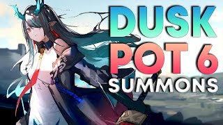 SUMMONING POTENTIAL 6 DUSK  Arknights [upl. by Lyndy]