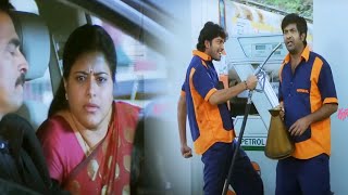 Allari Naresh amp Kishore Getups Changes As a Petrol Bunk Worker  KiraakVideos [upl. by Verge]