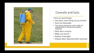 National Pesticide Applicator Certification Core Manual Chapter 6  Personal Protective Equipment [upl. by Schmitt]