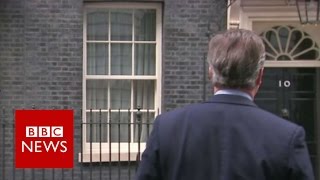 Leaving Downing Street How previous PMs have come and gone  BBC News [upl. by Eniliuqcaj]