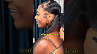 2 braided ponytails fy beauty beautybloger hairtutorial fypyoutube hairreplacement [upl. by Earej]