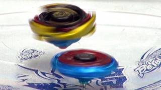 Beyblade Epic Battle 4D Big Bang Gold Pegasis x Blitz Unicorno Blue Horn Version [upl. by Atinyl]