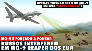 Russos forçam MQ9 REAPER dos EUA a pousar com PESADA interferência eletrônica Polônia protesta [upl. by Ynor308]